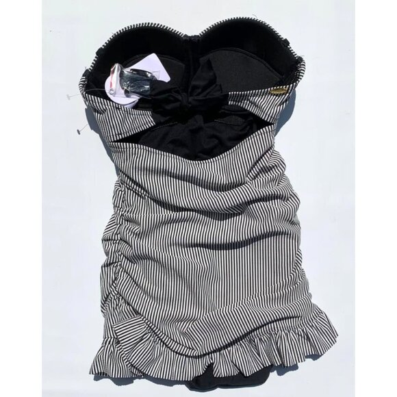 NWT Jessica Simpson 50s Pin-Up Retro Vintage One Piece Swimdress - M - Picture 4 of 11